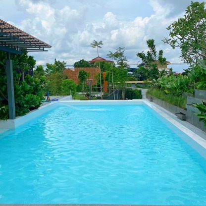 เติมน้ำสระว่ายน้ำโรงแรม นครปฐม - รถน้ำประปานครปฐม